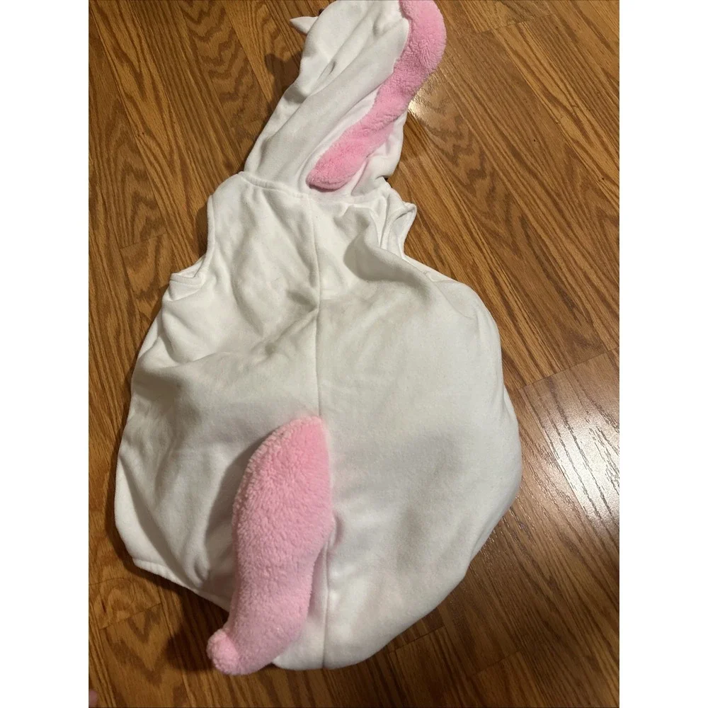 Carters White And Pink Unicorn  24 Months Halloween Costume Hooded Zipper